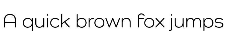 Preview of Como Regular font