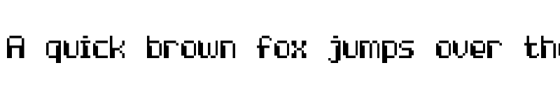 Preview of Computer Pixel-7 Regular font