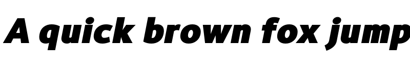 Preview of Conamore Black Italic font