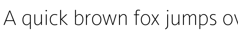 Preview of Conamore ExtraLight font