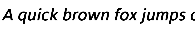 Preview of Conamore Medium Italic font