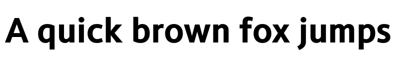 Preview of Conamore SemiBold font