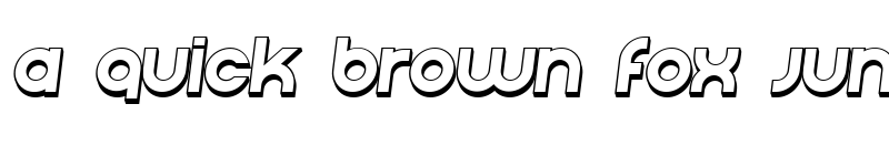 Preview of Condition 3D Italic font