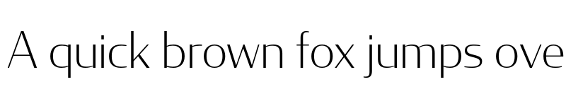 Preview of Condor ExtraLight font