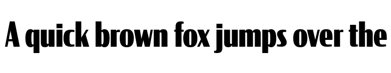 Preview of CondorComp Black font