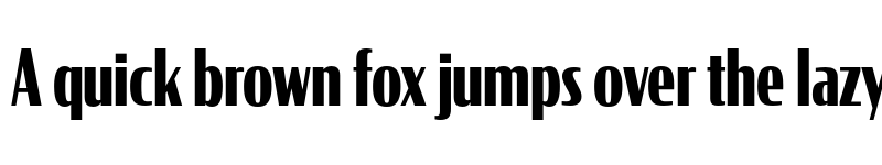 Preview of CondorComp Bold font