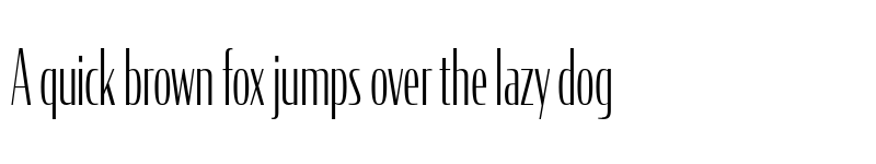 Preview of CondorComp ExtraLight font