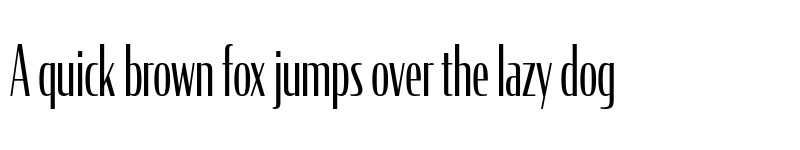 Preview of CondorComp Light font