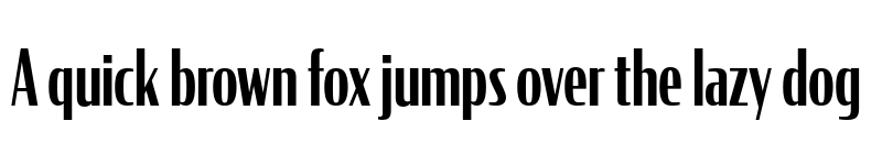 Preview of CondorComp Medium font