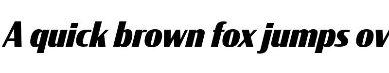 Preview of CondorCond Black Italic font