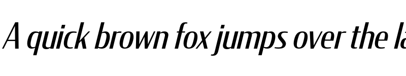 Preview of CondorCond Italic font