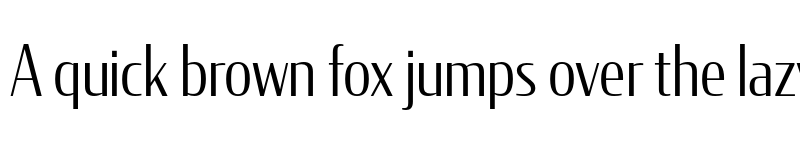 Preview of CondorCond Light font