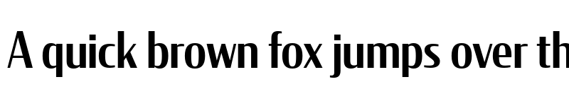 Preview of CondorCond Medium font