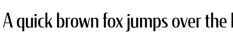 Preview of CondorCond Regular font