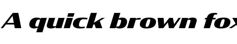 Preview of CondorWide Black Italic font