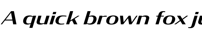 Preview of CondorWide Medium Italic font