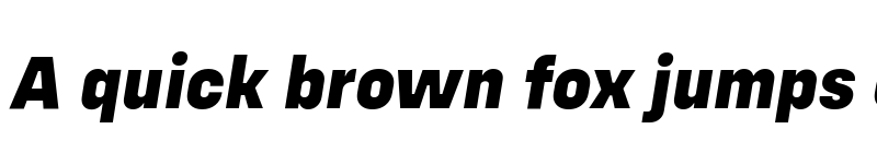 Preview of Config Alt ExtraBold Italic font