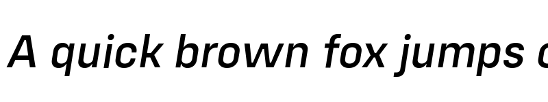 Preview of Config Alt Medium Italic font