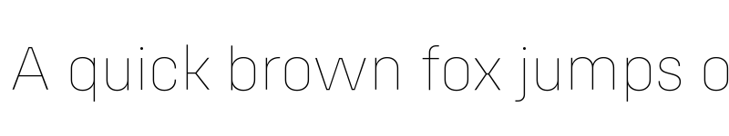 Preview of Config Alt Thin font