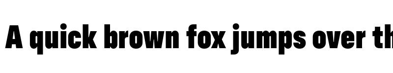 Preview of Config Condensed Black font