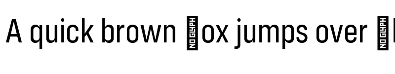 Preview of config-condensed-regular condensed-regular font