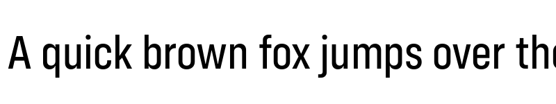 Preview of Config Condensed Text font