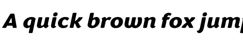 Preview of Congenial Black Italic font