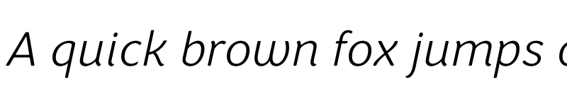 Preview of Congenial ExtraLight Italic font