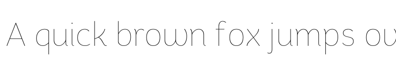 Preview of Congenial Hairline font