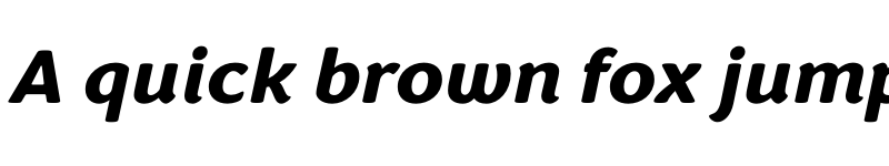 Preview of Congenial Heavy Italic font