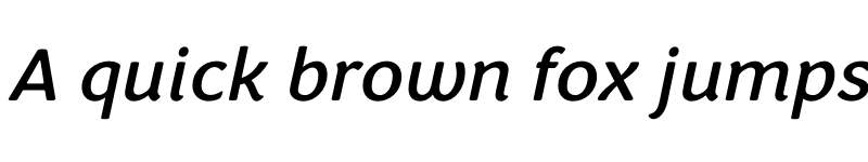 Preview of Congenial Regular Italic font