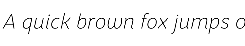 Preview of Congenial Thin font