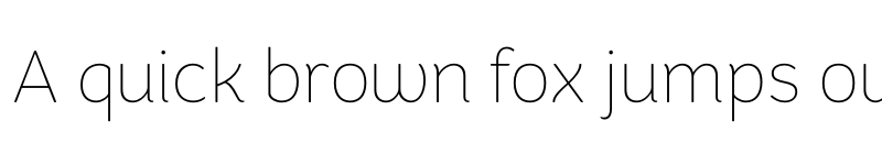 Preview of Congenial UltraLight font