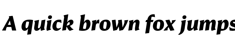 Preview of Conglomerate Bold Italic font