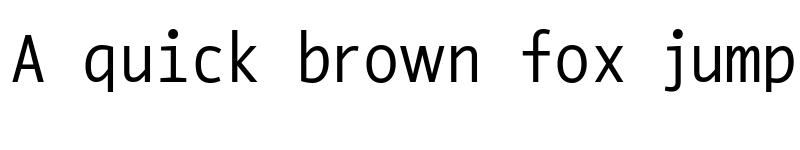 Preview of Conta Regular font