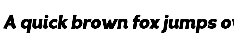 Preview of Contage Black Italic font