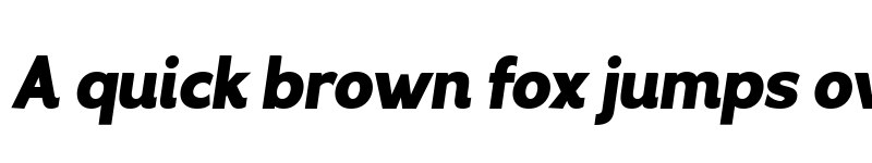 Preview of Contage Bold Italic font