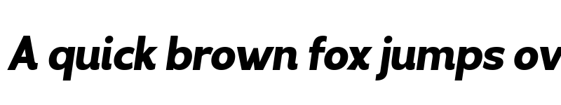 Preview of Contage Italic font