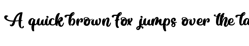 Preview of Contemplation Regular font