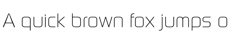 Preview of Continuum Light Regular font