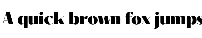 Preview of Contralto Big Black font