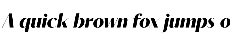 Preview of Contralto Big Bold Italic font