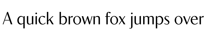 Preview of Contralto Small Light font