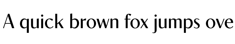 Preview of Contralto Small Regular font