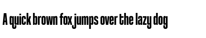 Preview of Coolvetica Compressed Heavy font