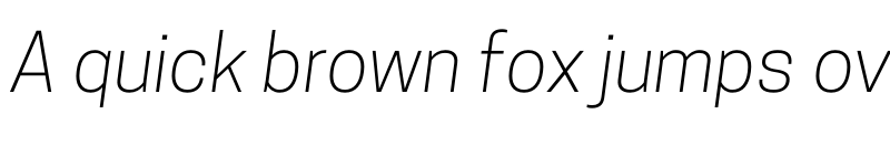 Preview of Cooper Hewitt Light Italic font
