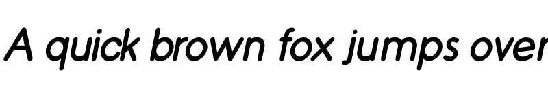 Preview of Copilme Bold Italic font