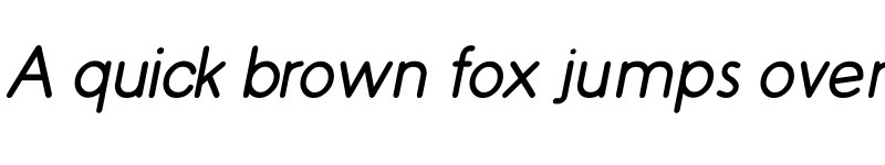 Preview of Copilme Italic font