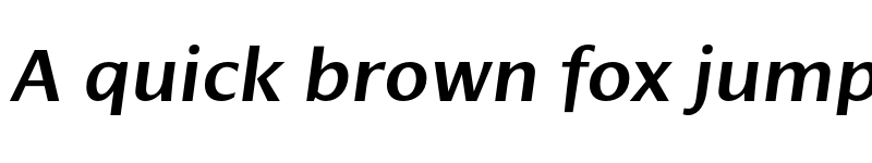 Preview of Cora Medium Italic font