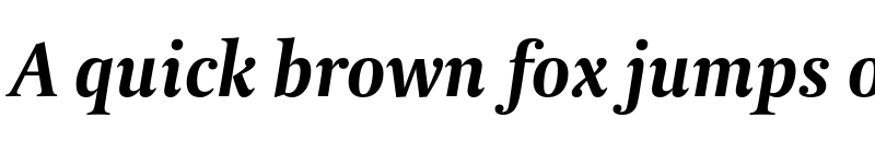 Preview of Coranto 2 Bold Italic font